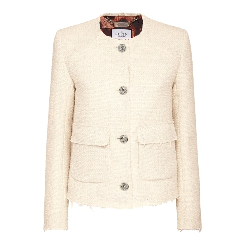 Philipp Plein Daunenjacke Jacke weiss