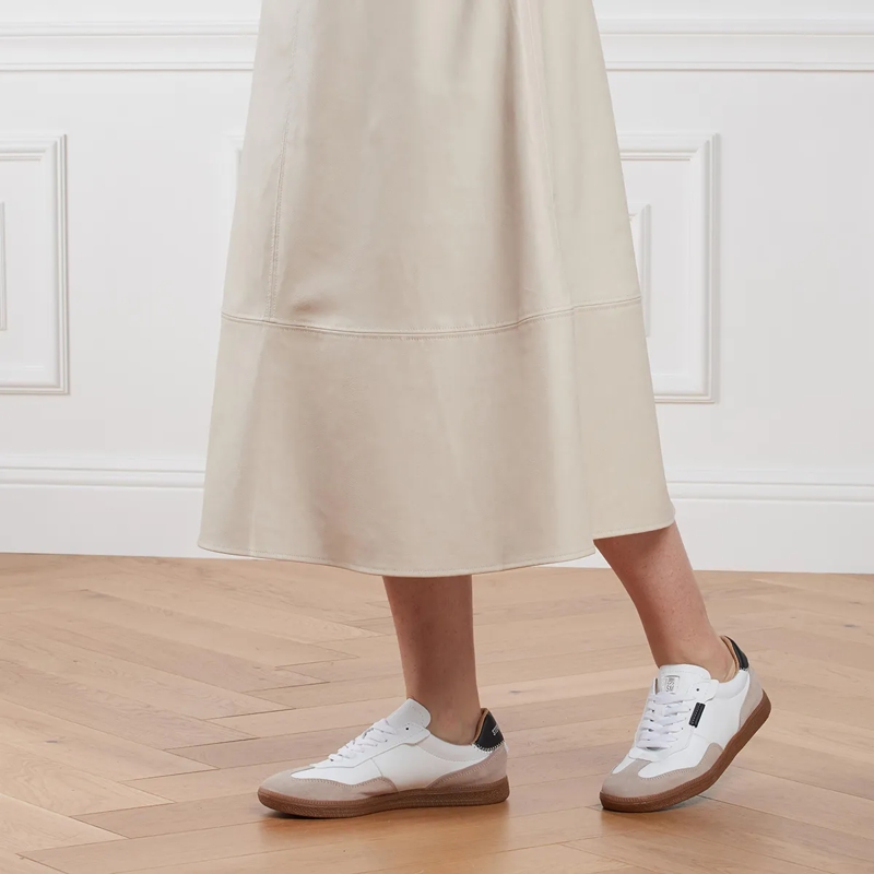 Steve Madden Low-Top-Sneaker Emporia White/Black(Image 2)