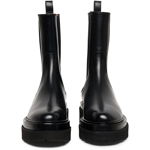 Santoni Botte Leather combat boot weiß (Image 3)
