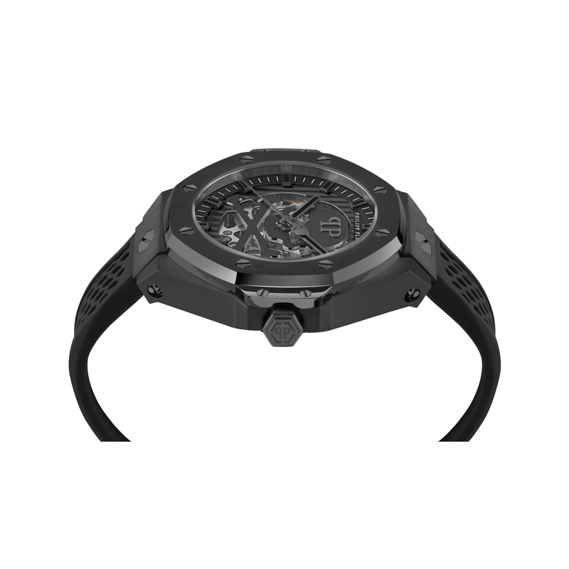 Philipp Plein Quarzuhr Quarz-Analoguhr Plein $Keleton Royal schwarz(Image 2)