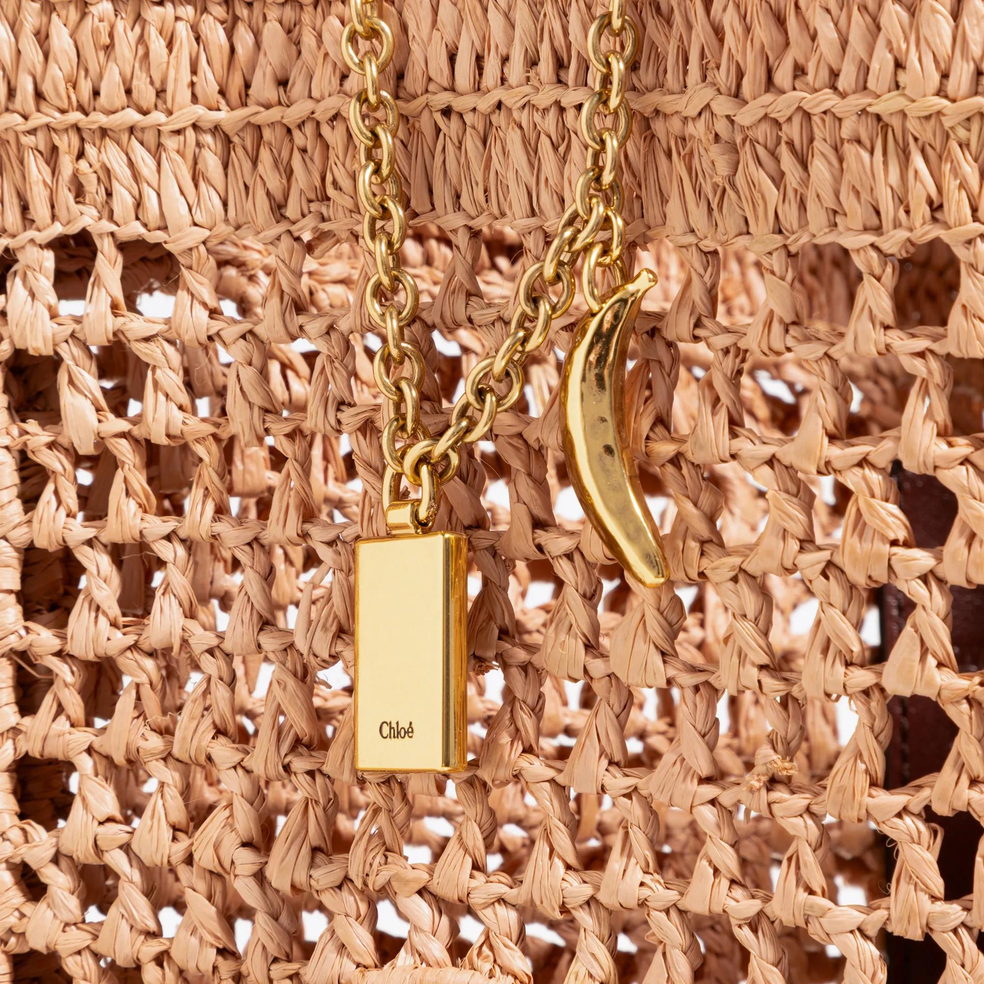 Chloé Shoppers & Totes Summer Banana Tote in poeder roze