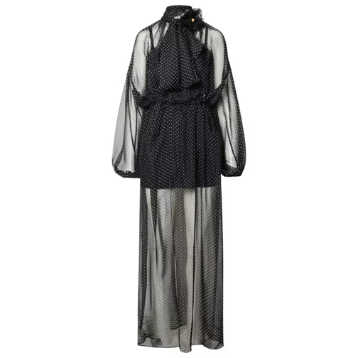 Dolce&Gabbana Black Silk Dress Black 