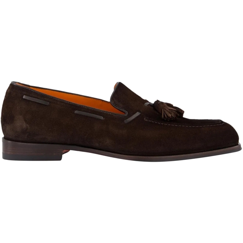 Santoni Mocassin Heren Brando Loafer Bruin braun