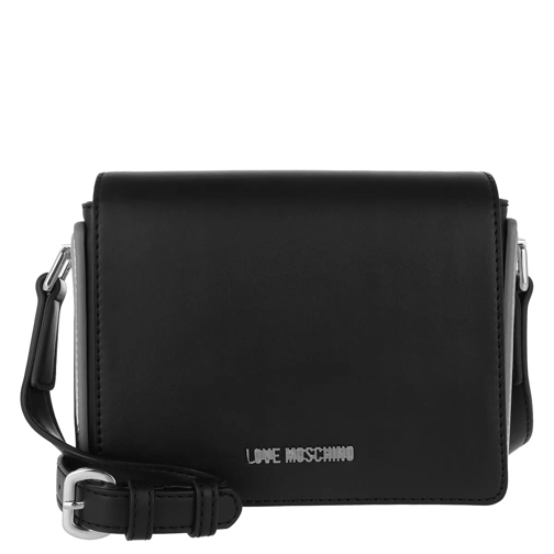 Love Moschino Calf Leather Crossbody Bag Peltro Crossbody Bag