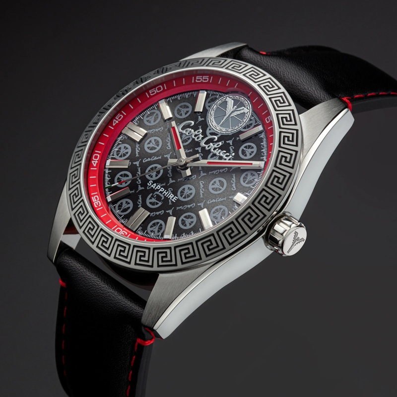 Carlo Colucci Automatikuhr Herrenuhr CC300 . schwarz(Image 3)