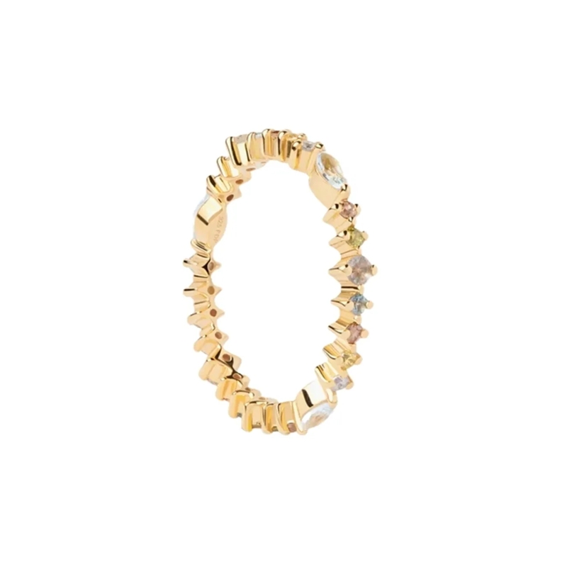 PDPAOLA Bague Color Ring Gold
