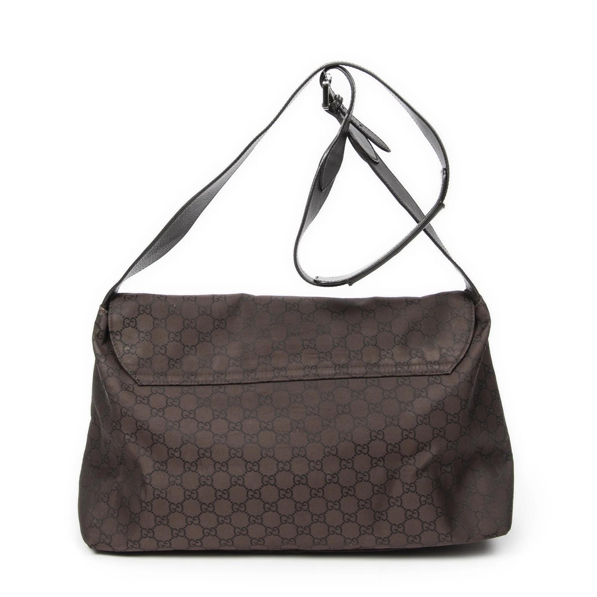 Thumbnail - Gucci Crossbody Bags - Large Flap Messenger - Gr. unisize - in Braun - für Damen