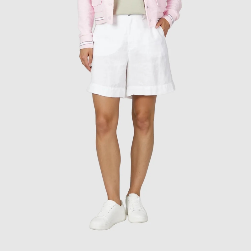 Marc Aurel Hose Leinenshorts weiss(Image 3)