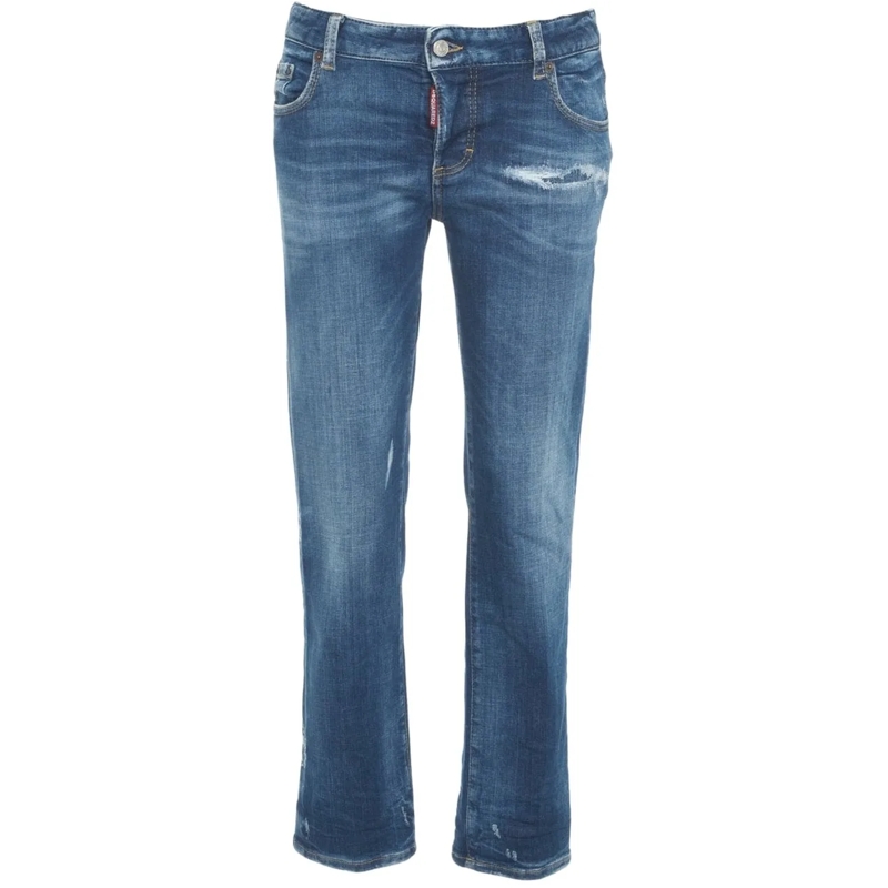 Dsquared2 Jeans à jambe droite Straight leg jeans 'Jenna' blau