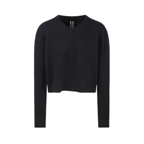 Rick Owens Pullover Tommy V Neck Sweater Black