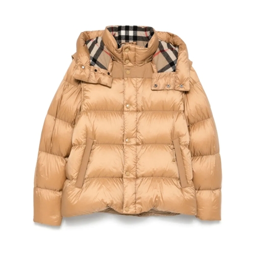 Burberry Daunenjacken Camel Brown Down-Feather Quilted Jacket Brown