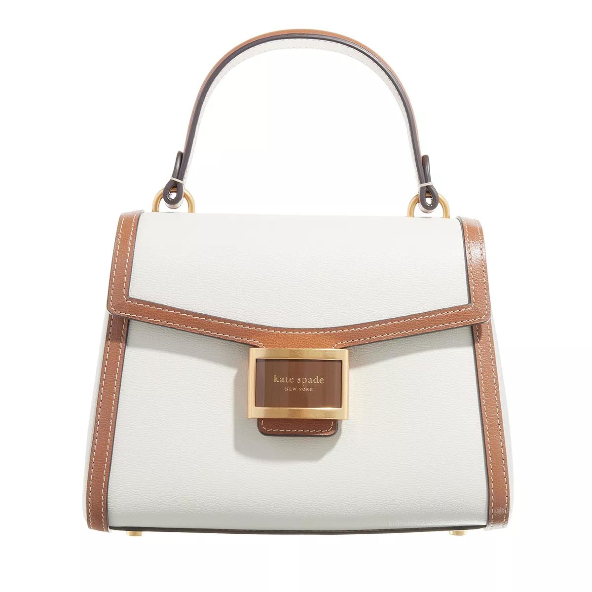 Kate Spade New York Satchel Bag - Katy Colorblocked Textured Leather Small Top Handl - Gr. unisize - in Weiß - für Damen