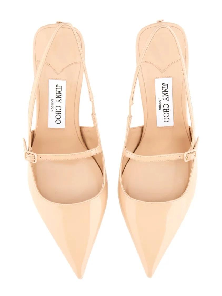 Thumbnail - Jimmy Choo Hohe Schuhe - "Didi 45" Décolleté - Gr. 40 (EU) - in Beige - für Damen
