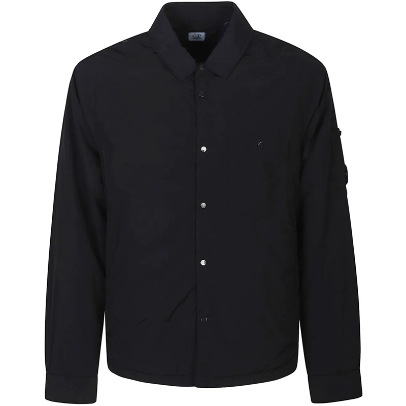 CP Company Doudoune Chrome-r Padded Overshirt Blue blau