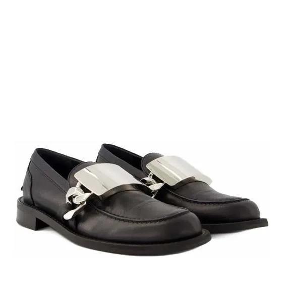 J.W.Anderson Loafers & Ballerinas - Gourmet Loafers - Black - Leather - Gr. 35 (EU) - in Schwarz - für Damen