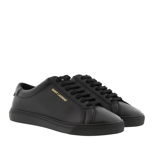 Saint Laurent Andy Sneakers Leather Black Low-Top Sneaker