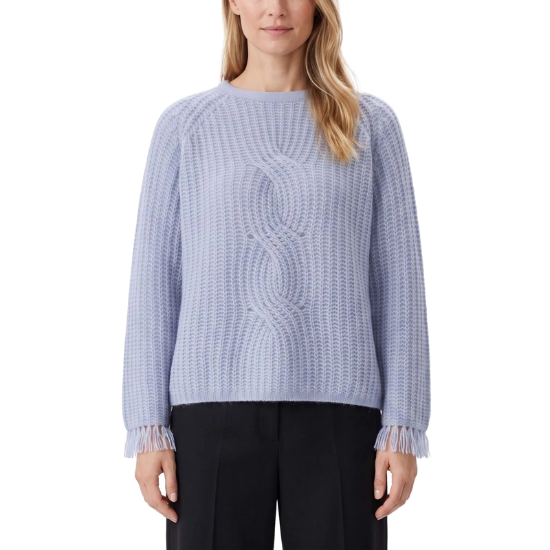 Hemisphere Pullover Pullover aus Kaschmir & Baumwolle blau(Image 2)