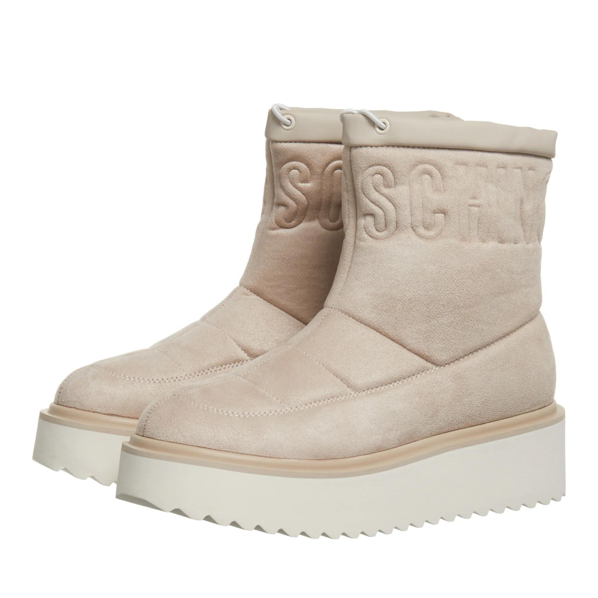 Love Moschino Boots & Stiefeletten - Stivaletto Donna - Gr. 37 (EU) - in Creme - für Damen