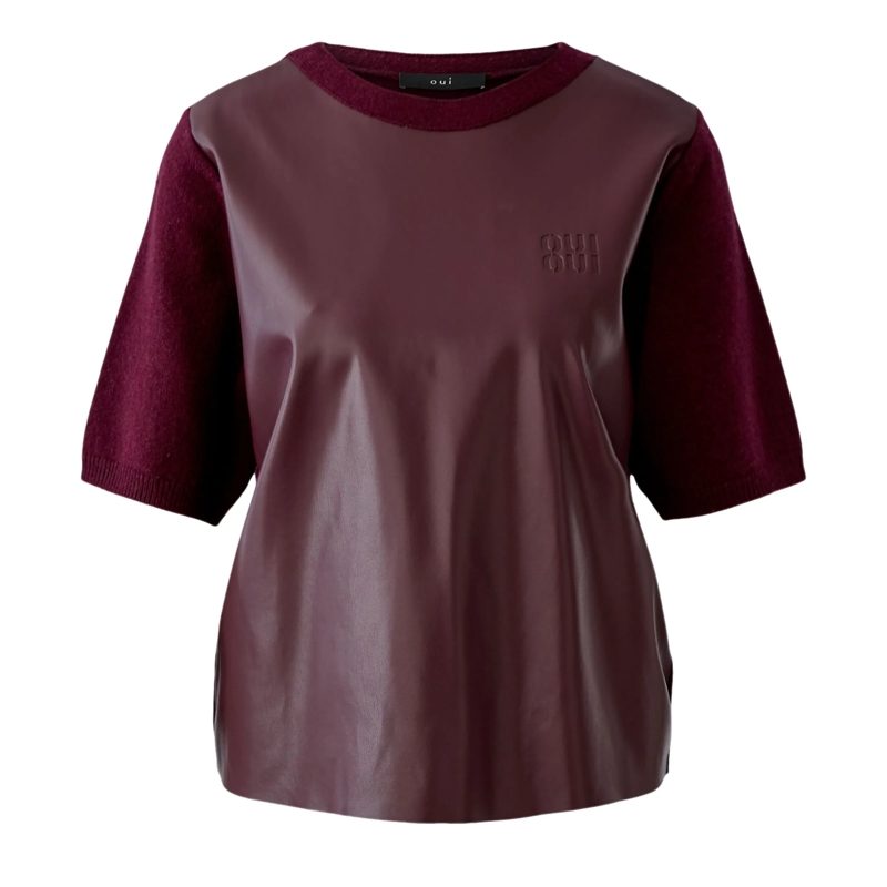 Oui Pullover Pullover beere