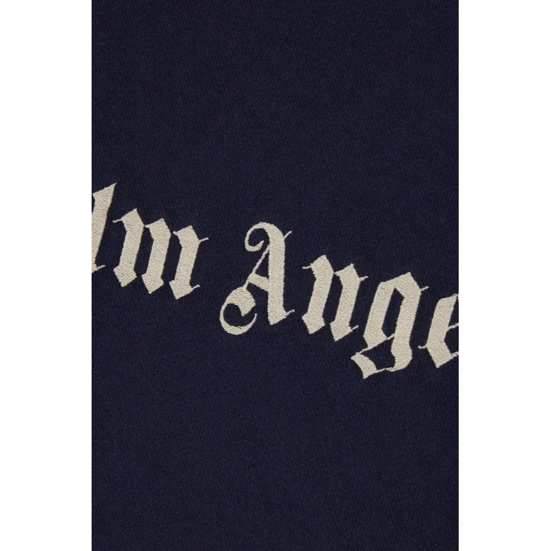 Palm Angels  Palm Angels Navy blue cotton oversize sweatshirt blau(Image 3)