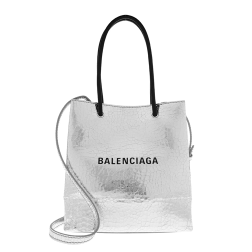 Balenciaga XXS Shopping Bag Silver Tote