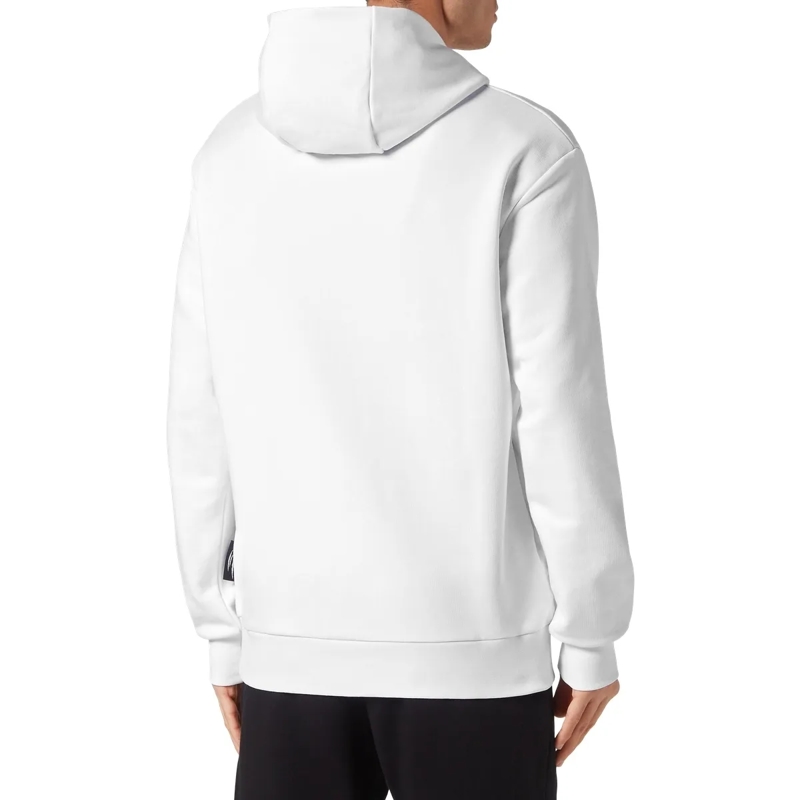 Plein Sport Top Hoodie Scratch weiss(Image 2)