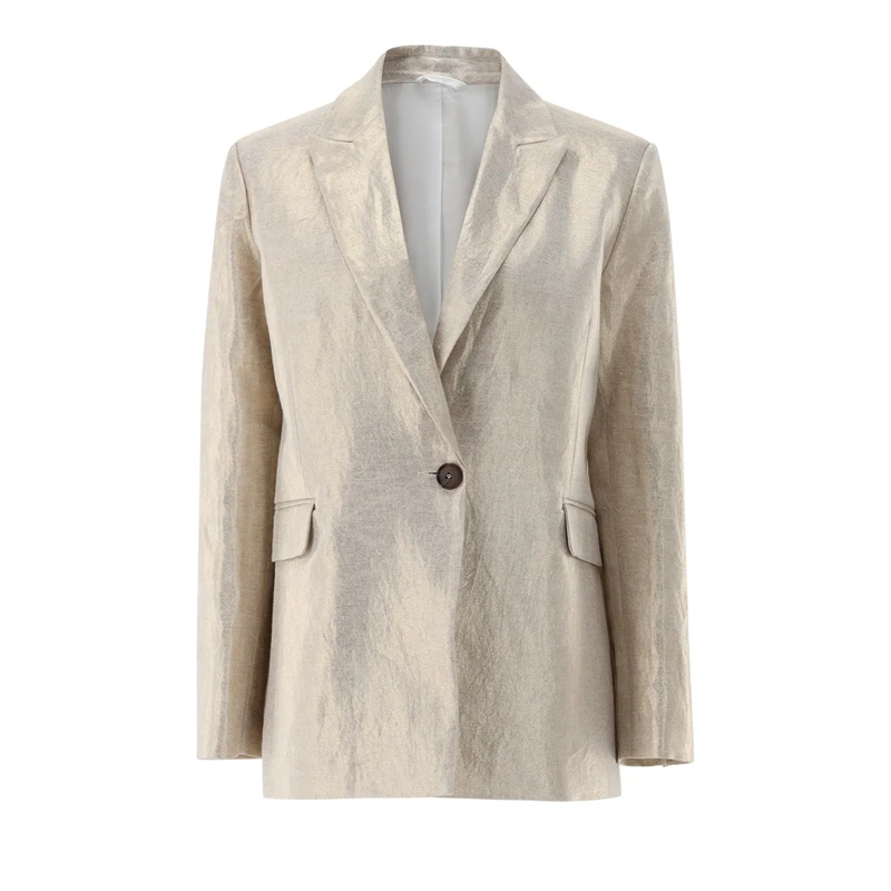 VAN LAACK Blazer Mantel Modern Fit Uni gelb