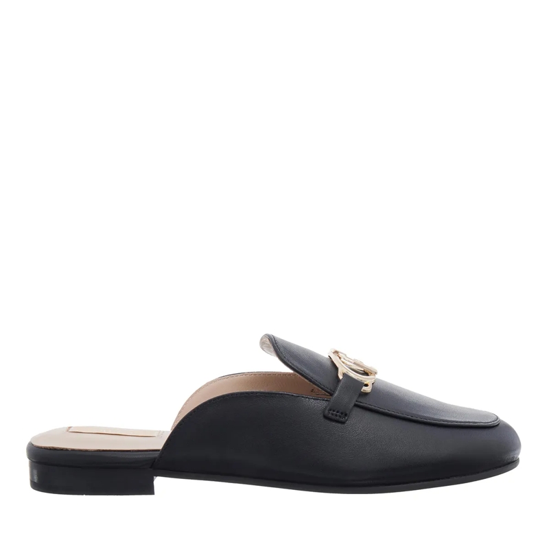 LIU JO Slides Emel 02 Shiny Nappa Black