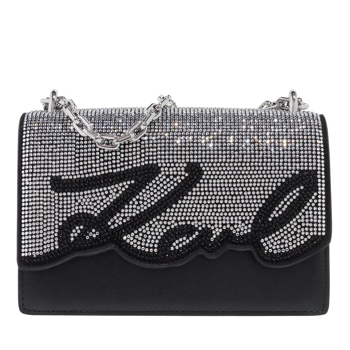 Karl Lagerfeld Crossbody Bags - K/Signature Sp Sm Shb Crystals - Gr. unisize - in Schwarz - für Damen