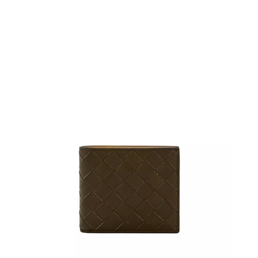 Bottega Veneta Bi-Fold Portemonnaie Bi-Fold Intreccio Wallet Brown