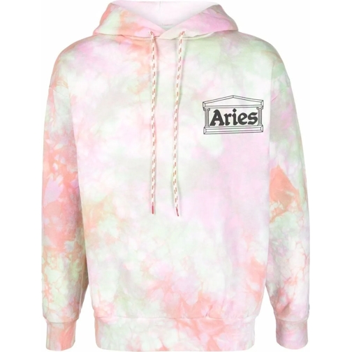 Aries  Tie-dye Temple Logo Hoodie mehrfarbig