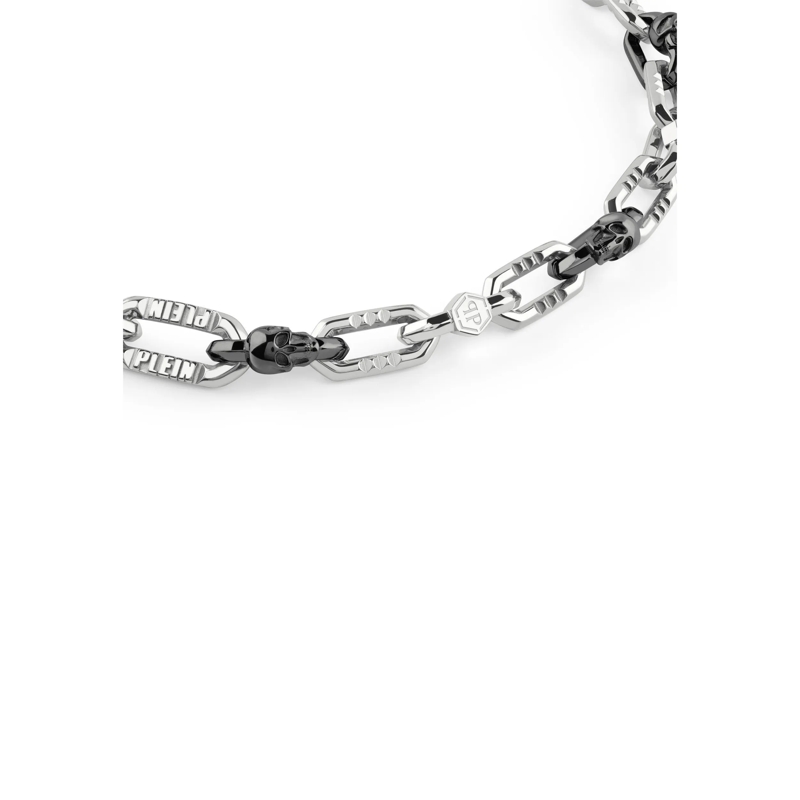 Philipp Plein Mittellange Halskette Halskette Plein Edge silber(Image 2)