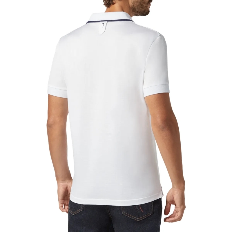 BILLIONAIRE Top Poloshirt Crest weiss(Image 2)