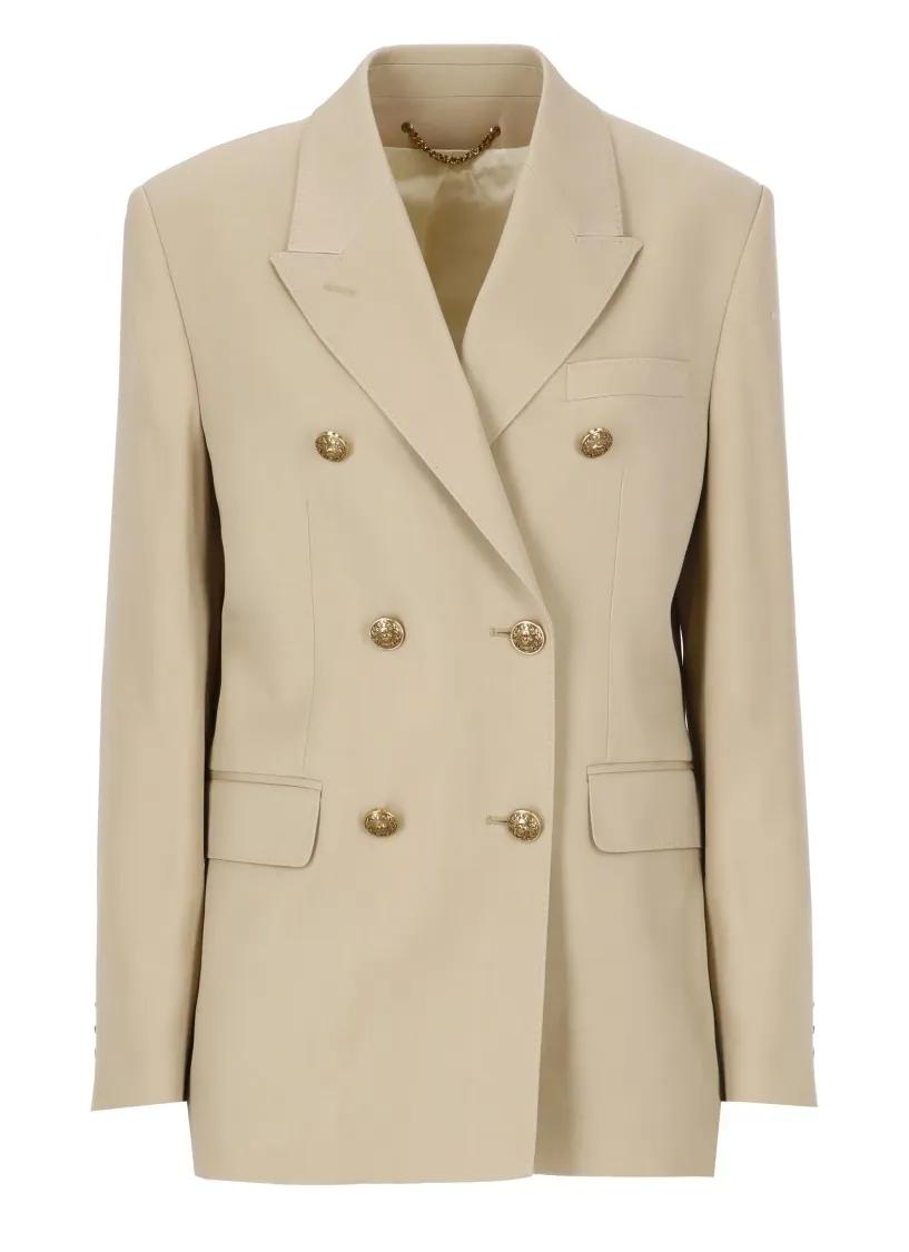 Golden Goose - Virgin Wool Double Breasted Blazer - Größe 42 - beige