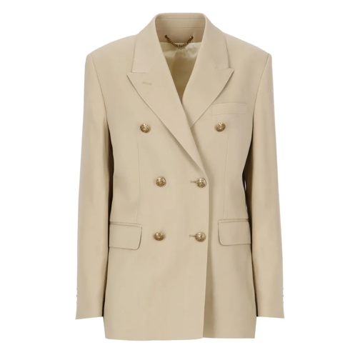 Golden Goose Blazer Virgin Wool Double Breasted Blazer Neutrals