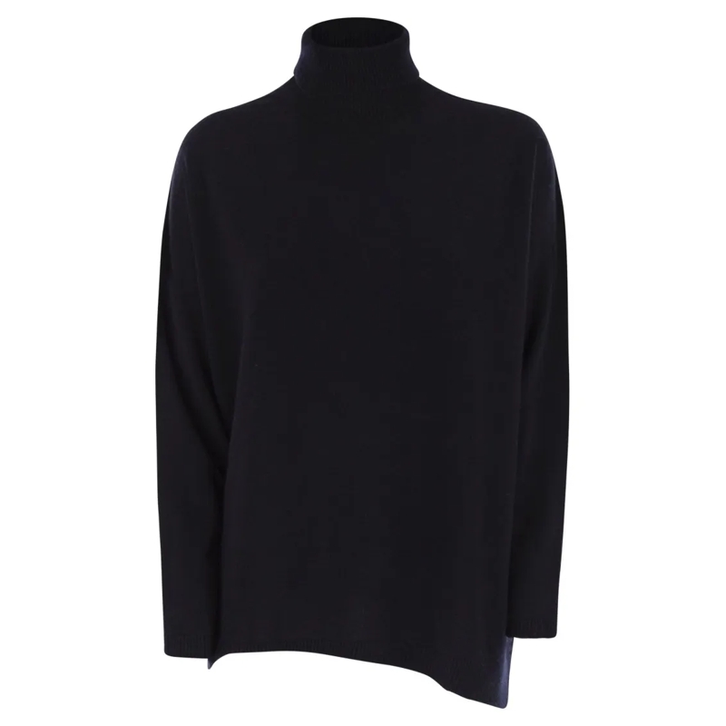 Vanise Rollkragenpullover Giuly - Maxi Cashmere Turtleneck Blue