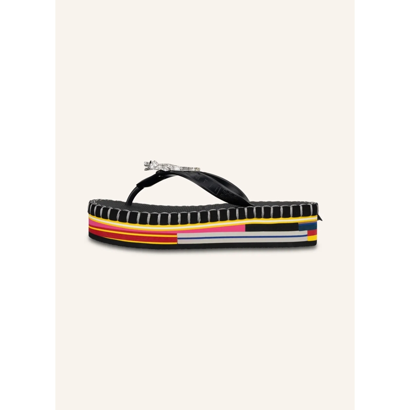 UZURII Flip Flops flip flop Crocodile Colorful Black schwarz(Image 6)