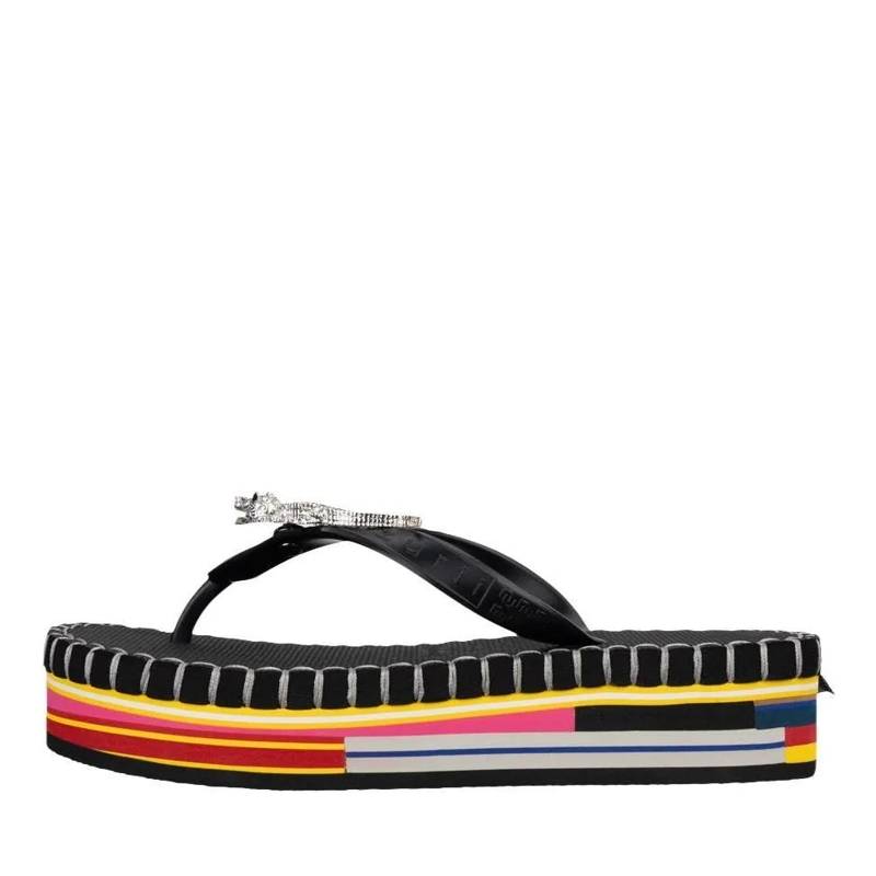 UZURII Flip Flops flip flop Crocodile Colorful Black schwarz