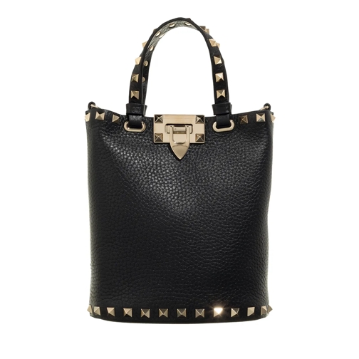 Valentino Garavani Tote Rockstud Mini Tote Nero