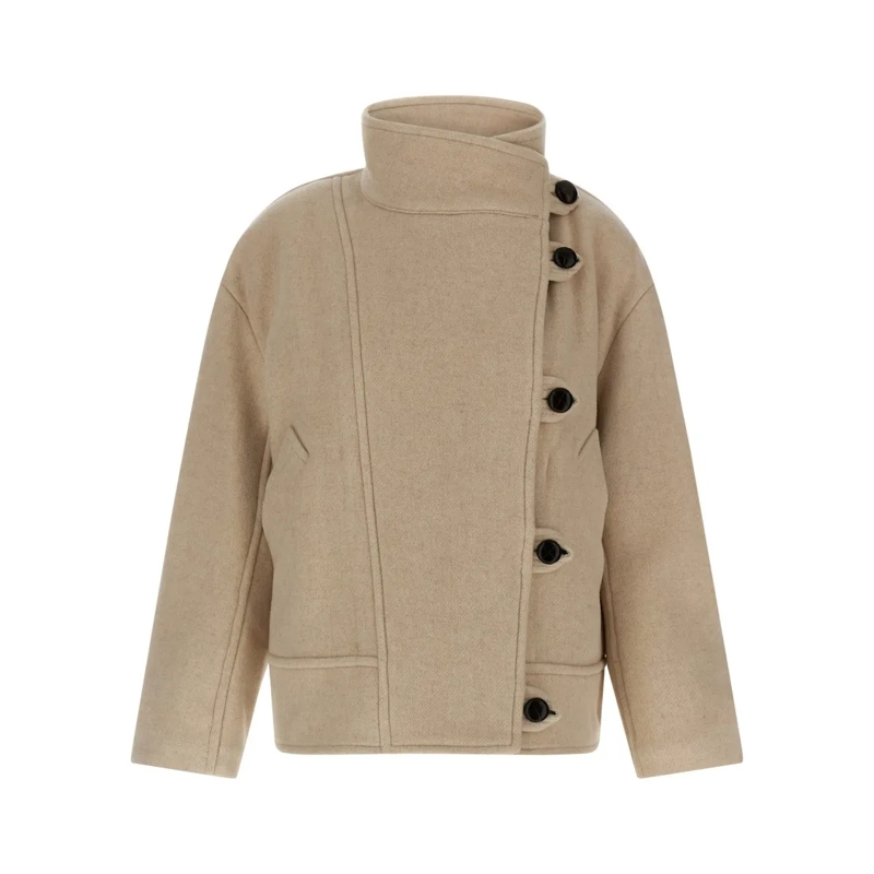 Isabel Marant Manteaux de tanche Hanis' Coat Neutrals