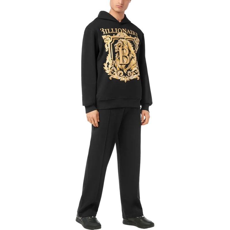 BILLIONAIRE Top Hoodie Lion schwarz(Image 3)