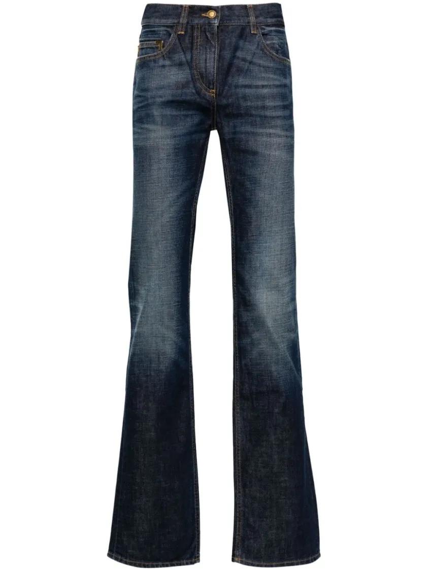 Thumbnail - Palm Angels - Logo Denim Jeans - Größe 29 - blau