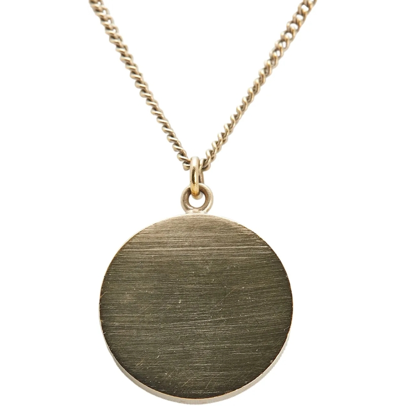 Chanel Mittellange Halskette Gold Plated Enamel Camelia Pendant Necklace gold