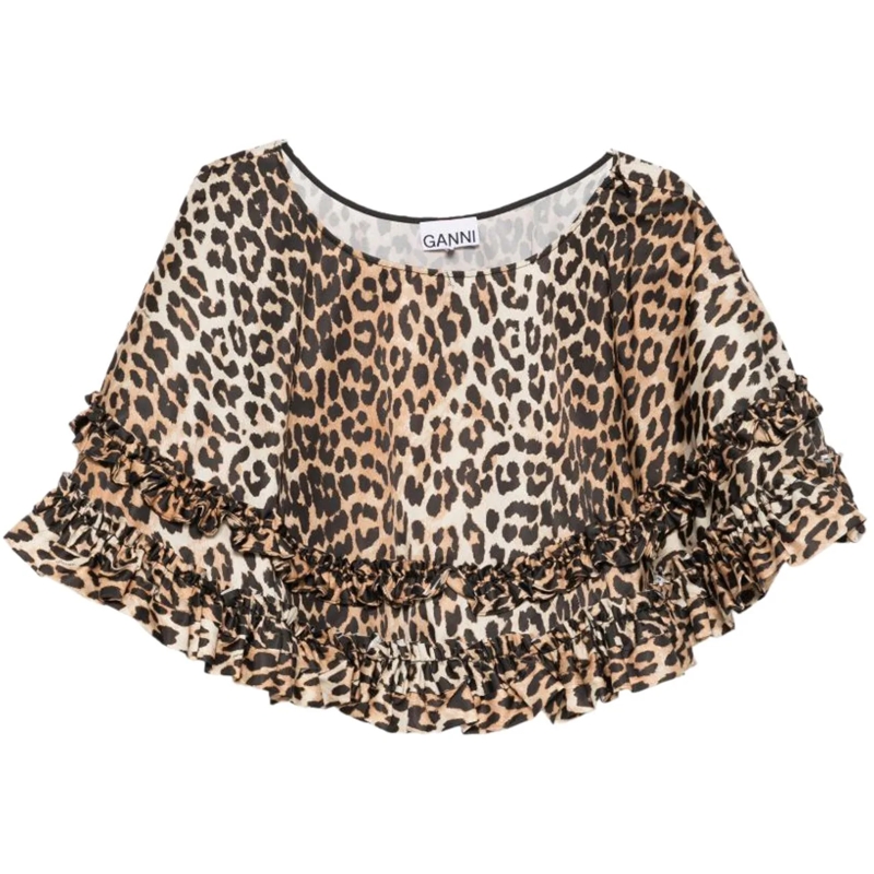 GANNI Midirock Skirts Brown braun