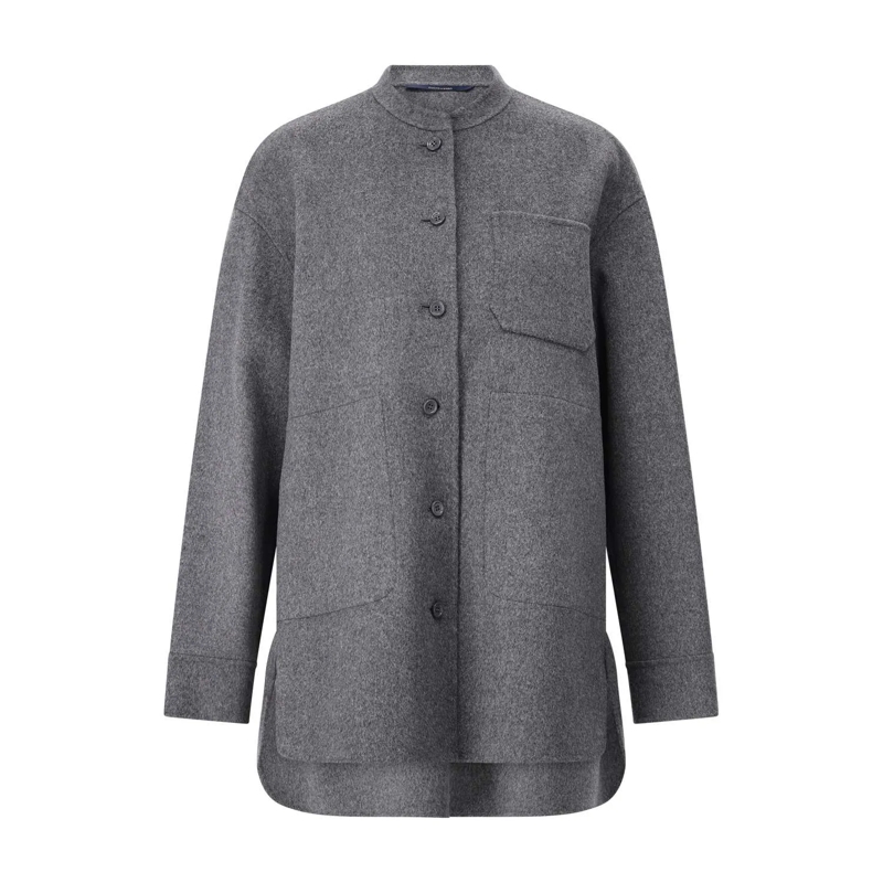 S Max Mara  Jacke Constanza aus Schurwolle Grau