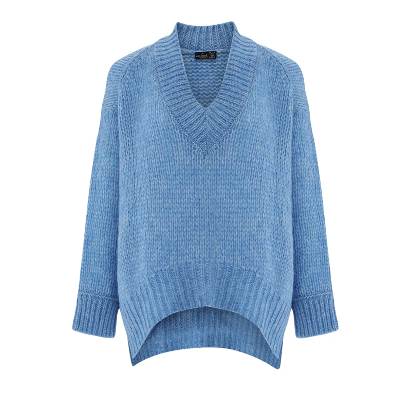 VAN LAACK  Pullover Uni blau