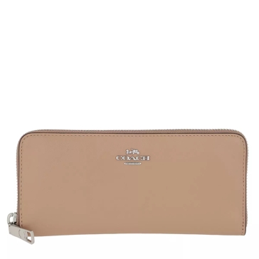 Accordion Zip Wallet With Wristlet Strap style#6643 Im/Taupe – SoleNVE