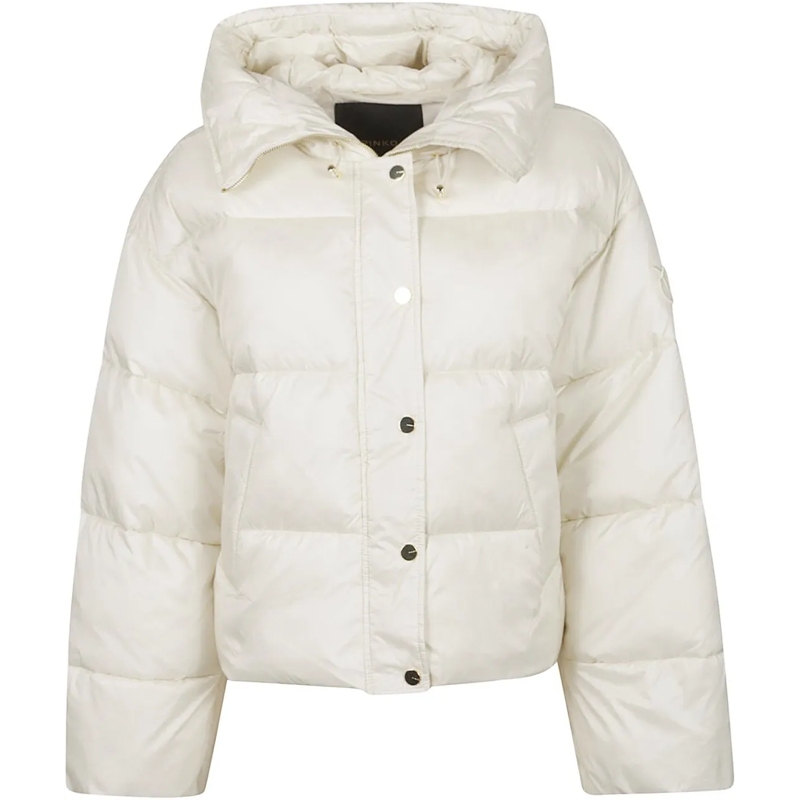 Pinko Veste de transition Impasto Down Jacket White weiß