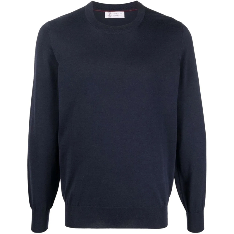 Brunello Cucinelli  girocollo m/l darkgray grau