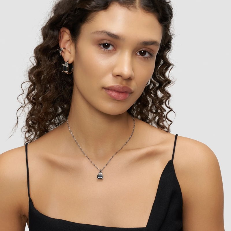 Liebeskind Berlin Mittellange Halskette Edelstahl Steel Diamond silber(Image 6)